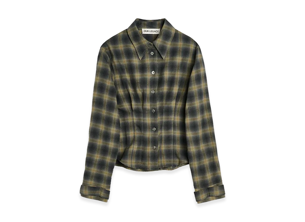 OUR LEGACY Women's Envelop Shirt "Yukon Check Woolton"