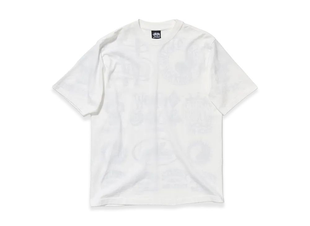 OUR LEGACY Work Shop x Stussy OL Icons Pig. Dyed Tee "Natural"