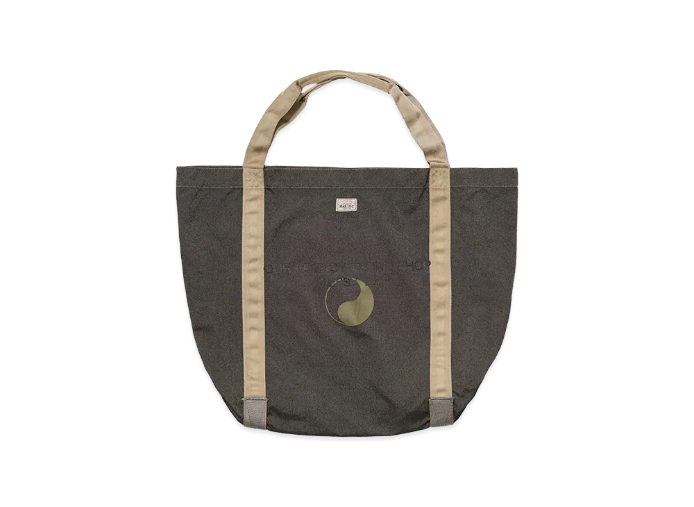 OUR LEGACY Work Shop x Stussy Beach Tote "Tan Cordura OD Black"