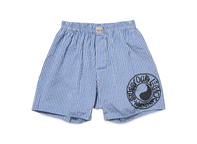 OUR LEGACY Work Shop x Stussy Boxer Short "Blue Stripe OD Black"