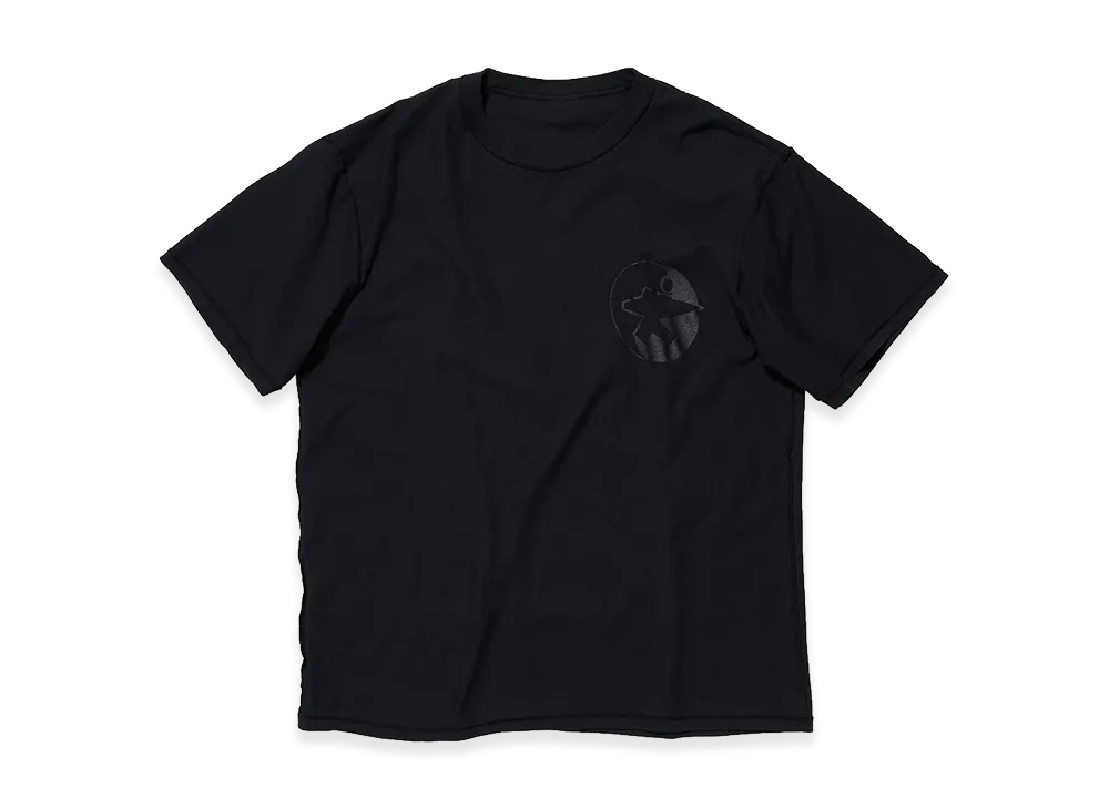 OUR LEGACY Work Shop x Stussy OL Badge Pig. Dyed Tee "Natural OD Black"
