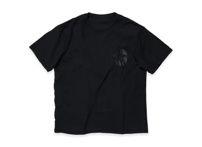 OUR LEGACY Work Shop x Stussy OL Badge Pig. Dyed Tee "Natural OD Black"