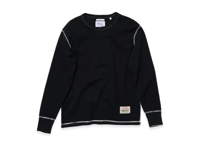 OUR LEGACY Work Shop x Stussy Thermal Longsleeve "Cream OD Black"