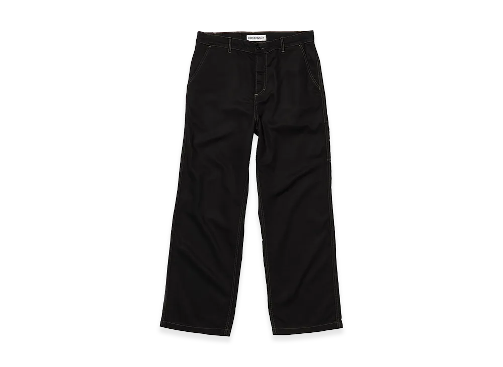 OUR LEGACY Work Shop x Stussy Work Trouser "Olive Twill OD Black"