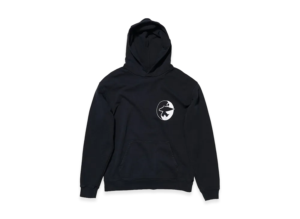 OUR LEGACY Work Shop x Stussy OL Surfman Pig. Dyed Hood "Blue OD Black"