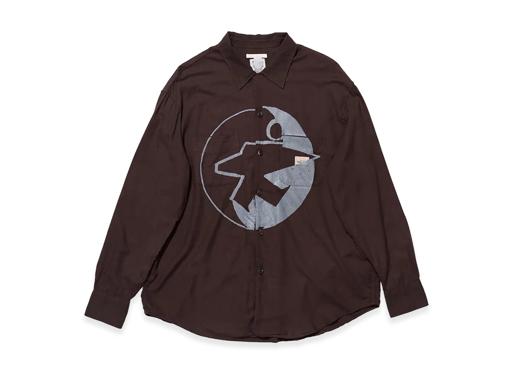 OUR LEGACY Work Shop x Stussy Rocco Shirt "Flannel OD Black"