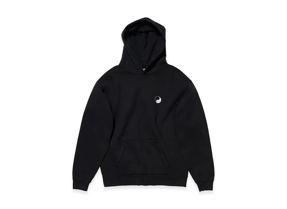 OUR LEGACY Work Shop x Stussy OL Yin Yang Pig. Dyed Hood "Overdyed Black"