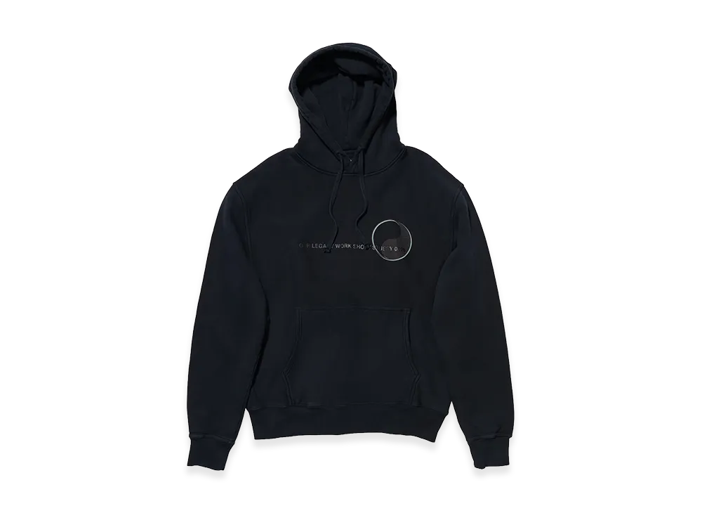 OUR LEGACY Work Shop x Stussy OL Drop Shadow Pig. Dyed Hood "Natural OD Black"