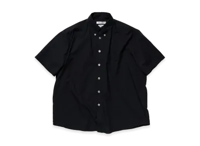 OUR LEGACY Work Shop x Stussy Borrowed Bd Shortsleeve "Black Clean Seersucker"