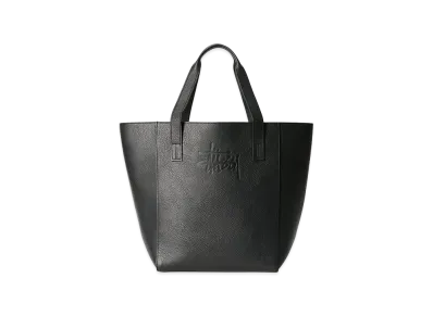 OUR LEGACY Work Shop x Stussy Work Tote "Black Leather"