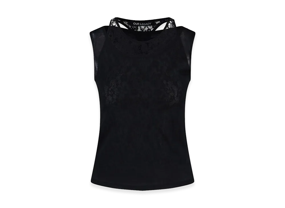 OUR LEGACY Women's Tank Top In Cotton Blend "Black"