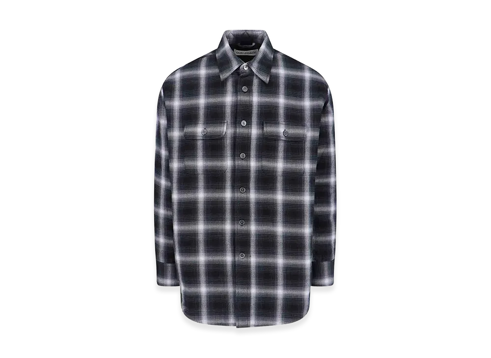 OUR LEGACY Checked Shirt "Black"