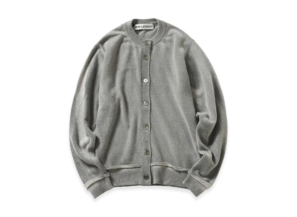 OUR LEGACY Women's Cardigan Dual "Gray"