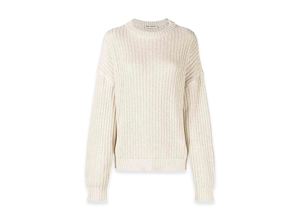 OUR LEGACY Women's Sonar Knit Jumper "Beige"