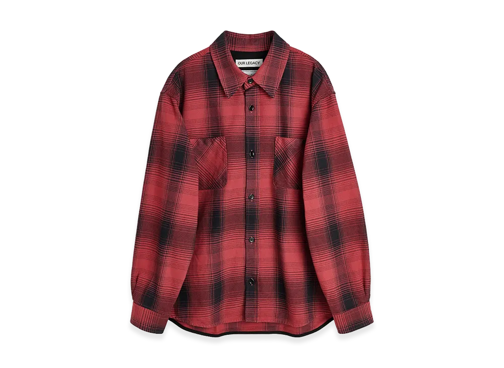OUR LEGACY Whoppin Shirt "Bison Check Ranch Cotton"