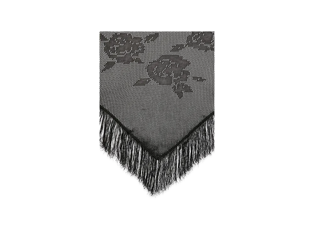 OUR LEGACY Triangle Scarf "Black Smooth Viscose"
