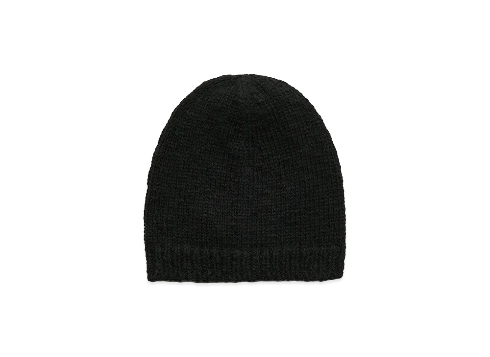 OUR LEGACY Classic Beanie "Slub Twisted Black Wool"