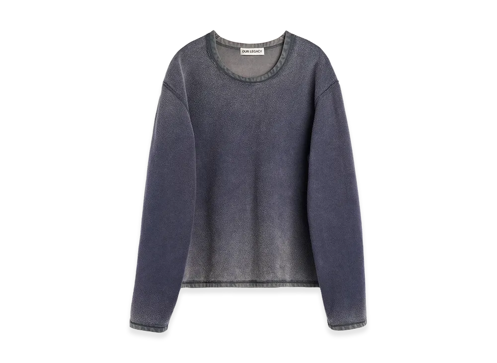 OUR LEGACY Double Lock U Neck "Grape Alloy Star Fleece"