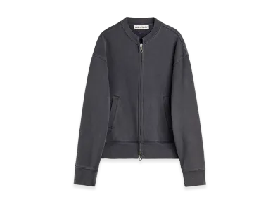 OUR LEGACY Rift Zip Sweatshirt "Relic Plum Star Fleece"