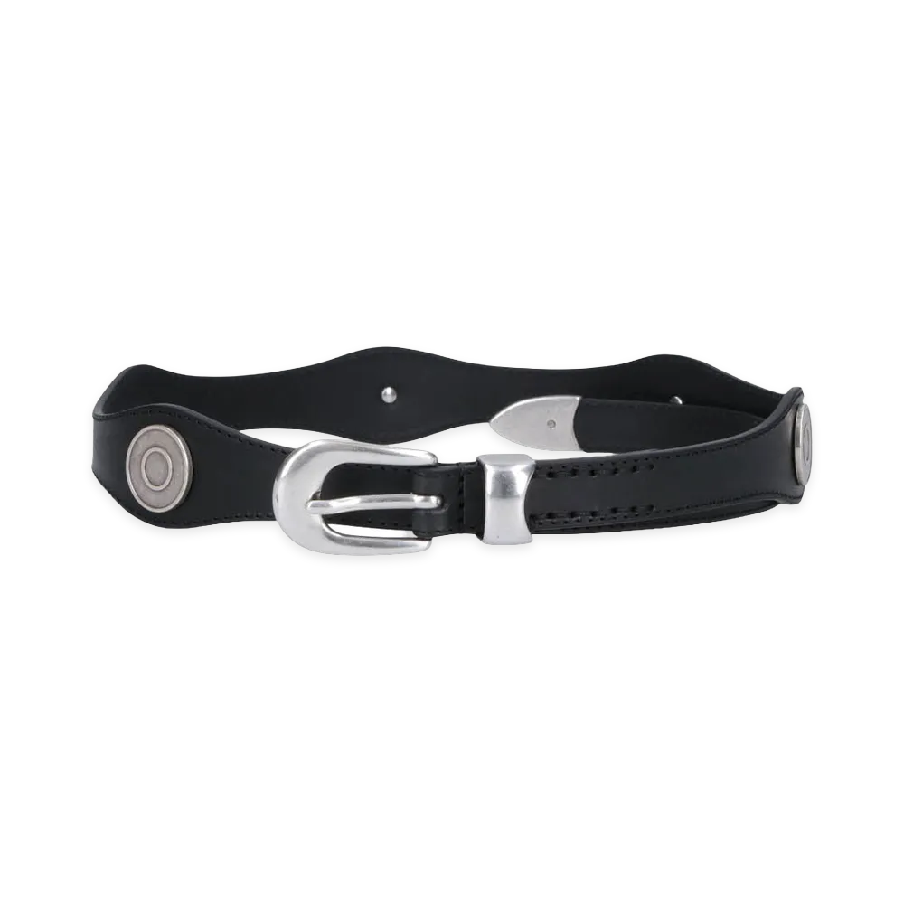 OUR LEGACY Wave Belt "Slow Black"