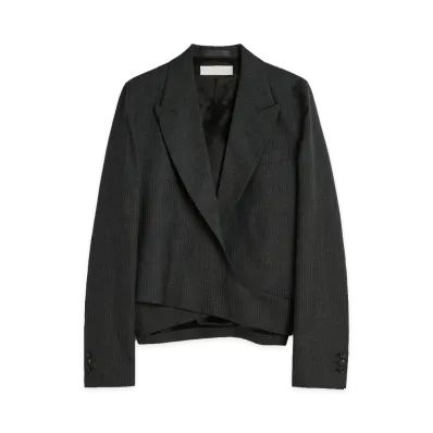 OUR LEGACY Women's Wrap Blazer "Smoke Grey"