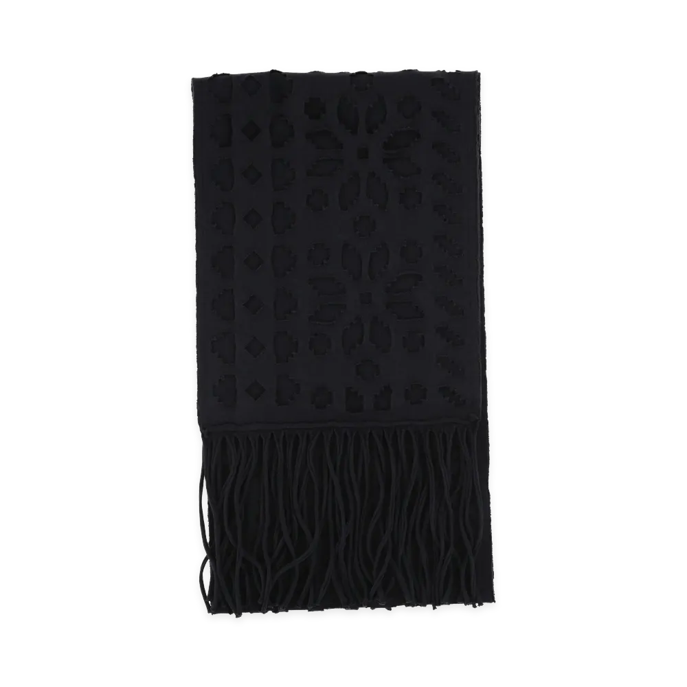 OUR LEGACY Tore Scarfs "Cut Fairisle Ink Band Jersey"