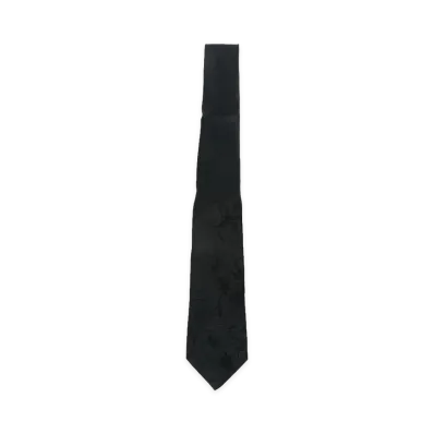 OUR LEGACY Tie "Noir Bloom Liquid Acetate"