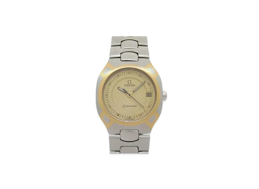OMEGA Men's Seamaster Polaris Quartz "Stainless Steel/Yellow Gold"