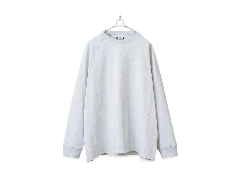 ONEITA Power Tee Super Heavyweight 13oz Long Sleeve T-Shirt "Ash"