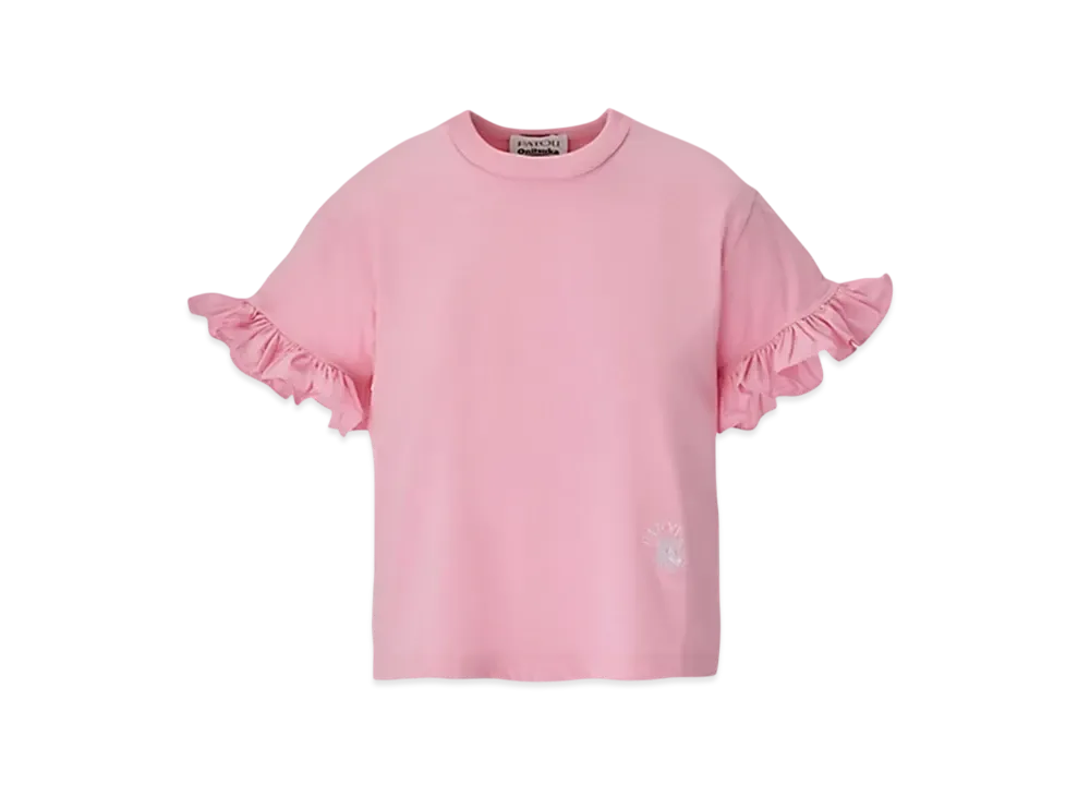 PATOU x Onitsuka Tiger Women's T-Shirt "Light Pink"