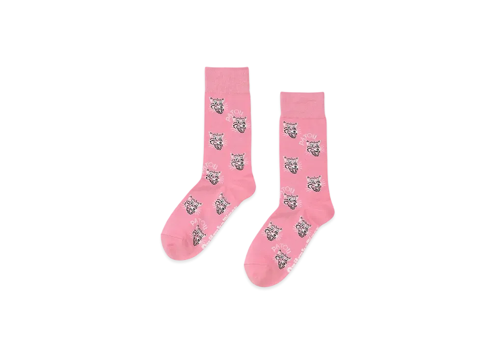 PATOU x Onitsuka Tiger Middle Socks "Light Pink"