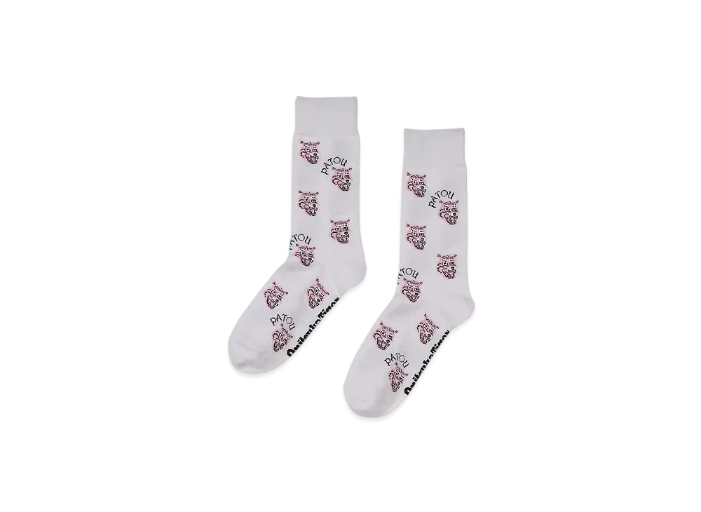 PATOU x Onitsuka Tiger Middle Socks "White"