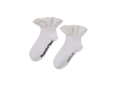 PATOU x Onitsuka Tiger Women's Short Socks "White"