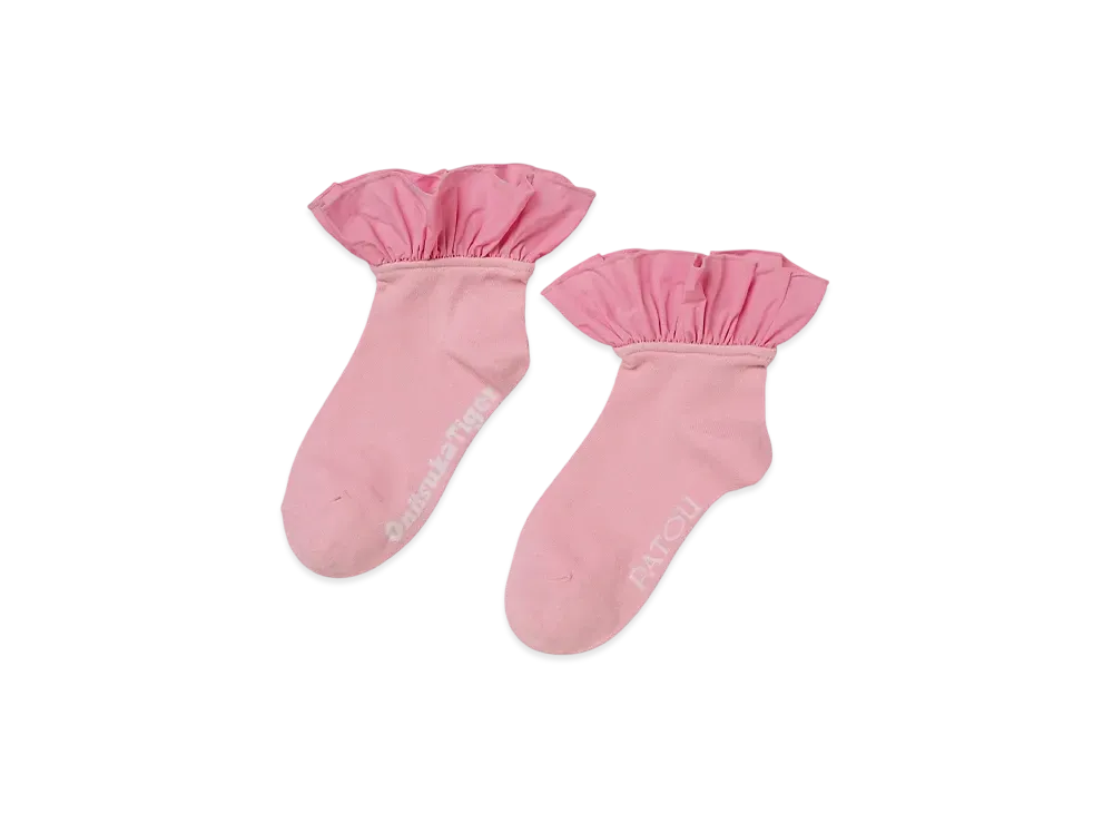 PATOU x Onitsuka Tiger Women's Short Socks "Light Pink"