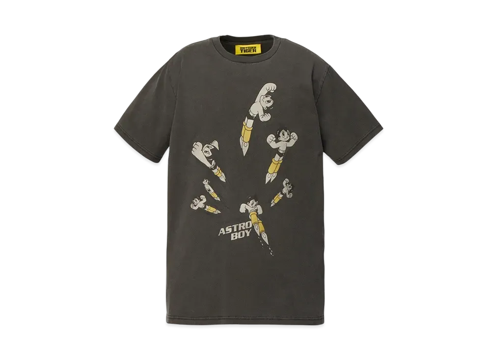Onitsuka Tiger x Astroboy Washed Graphic Tee "Charcoal"
