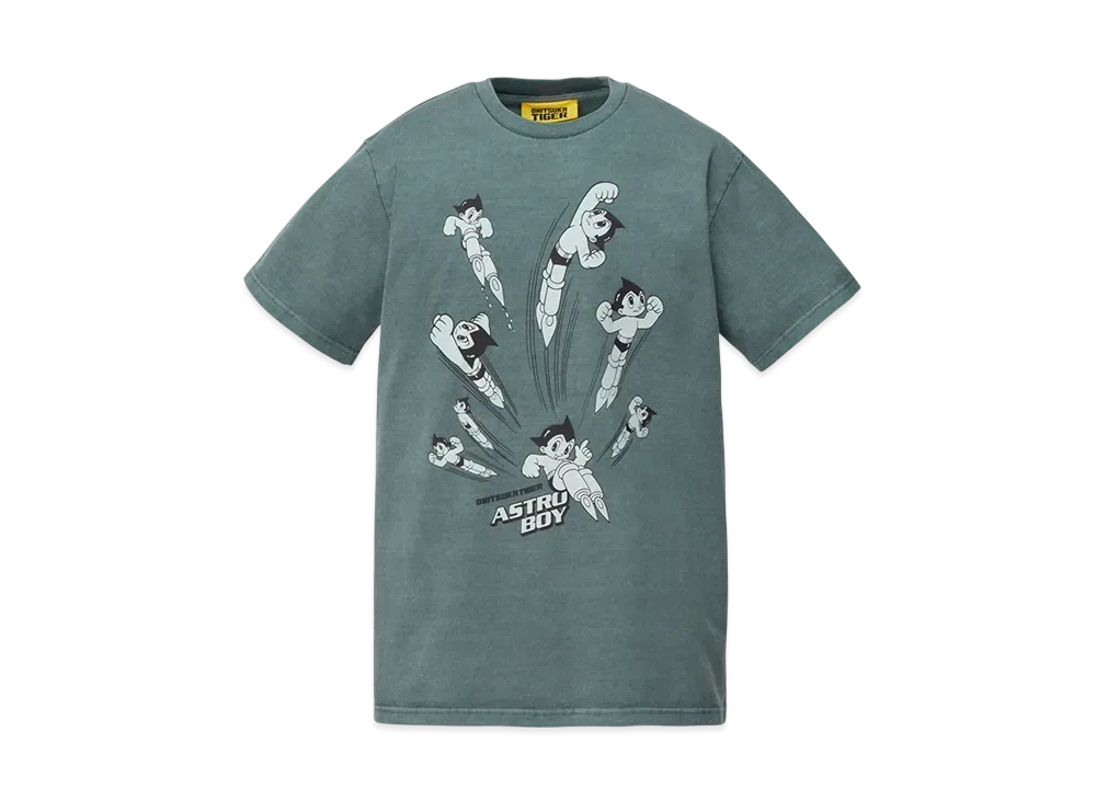 Onitsuka Tiger x Astroboy Washed Graphic Tee "Blue Grey"