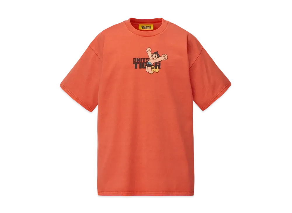 Onitsuka Tiger x Astroboy Oversized Washed Tee "Red"