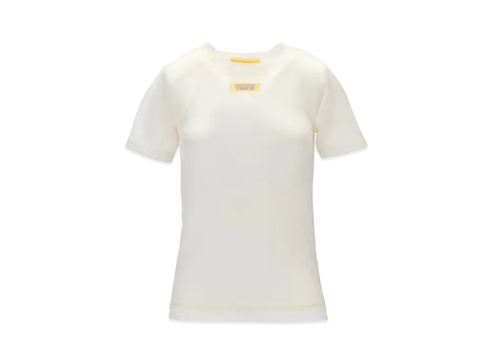 Onitsuka Tiger DENIVITA Women's Double Tee "White/Yellow"