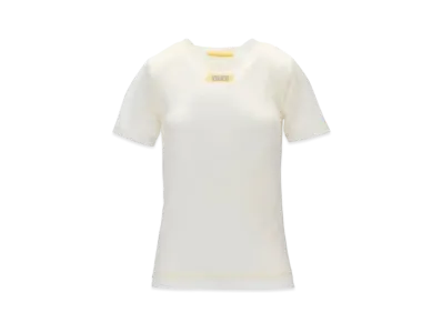 Onitsuka Tiger DENIVITA Women's Double Tee "White/Yellow"