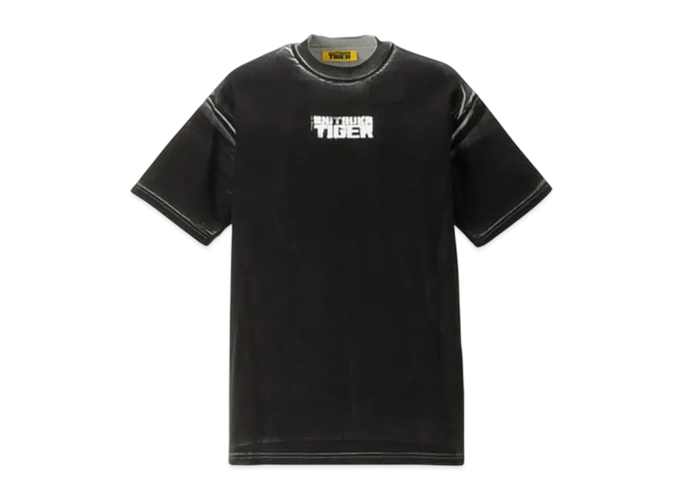 Onitsuka Tiger DENIVITA Unisex Printed Tee "Heather Grey/Black"