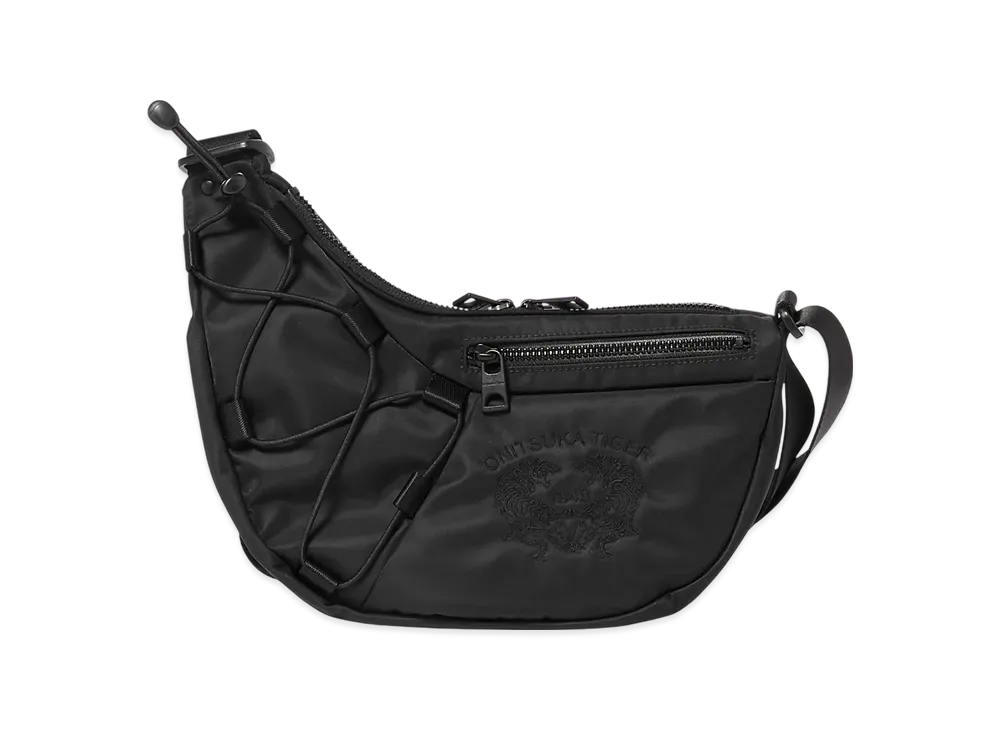 Onitsuka Tiger Small Messenger Bag "Black/Black"