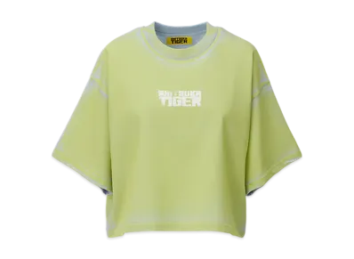 Onitsuka Tiger Women'S Printed Tee "PaleBlue/Yellow"