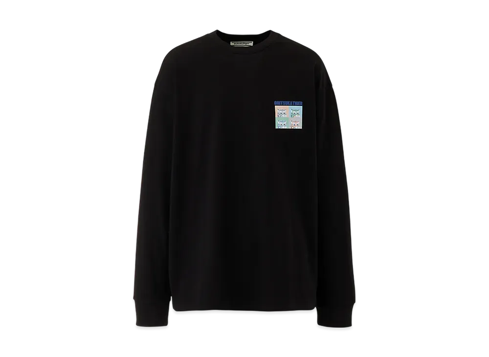 Onitsuka Tiger Long Sleeved Tee "Black"
