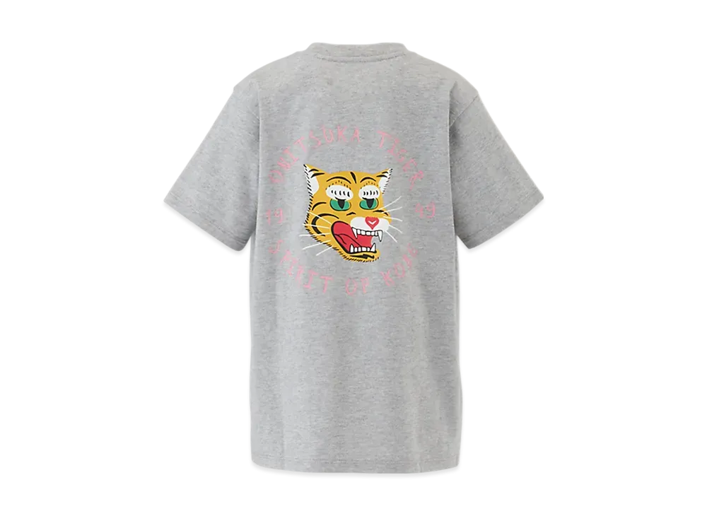Onitsuka Tiger Kids Graphic Tee "HeatherGrey"