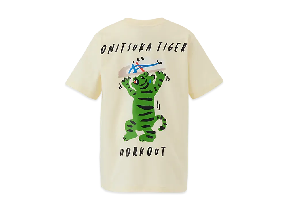 Onitsuka Tiger Kids Graphic Tee "Beige"