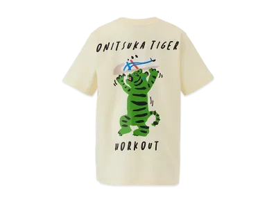 Onitsuka Tiger Kids Graphic Tee "Beige"