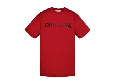 Onitsuka Tiger Short Sleeved Tee "Red/Black"