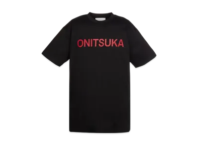 Onitsuka Tiger Short Sleeved Tee "Black/Red"