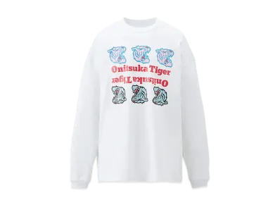Onitsuka Tiger Long Sleeved Graphic Tee "White"