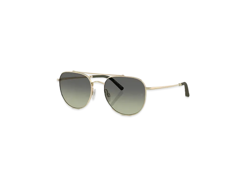 OLIVER PEOPLES R-10 "Burshed Gold"